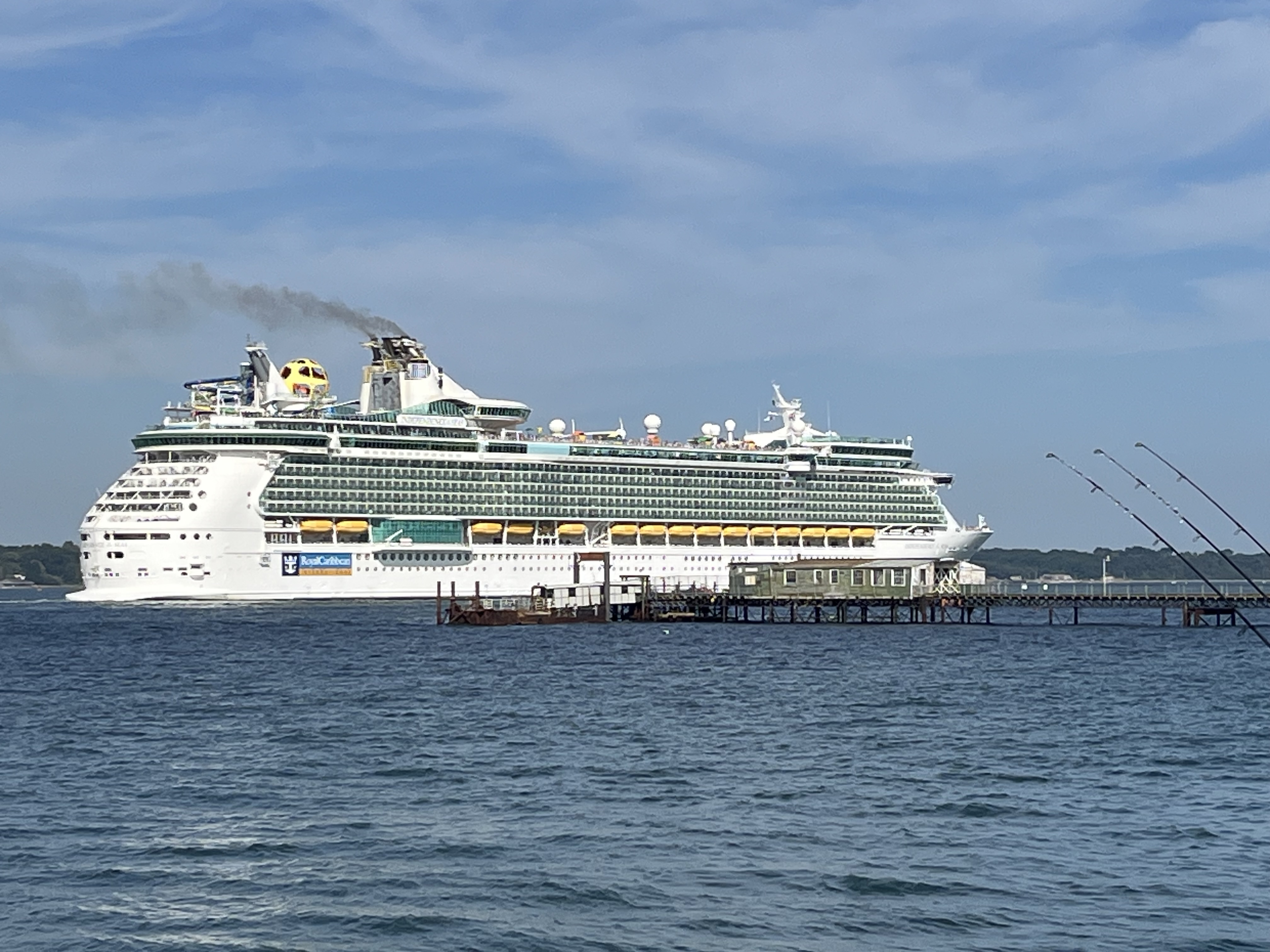 Cruise ship at Hythe Pier